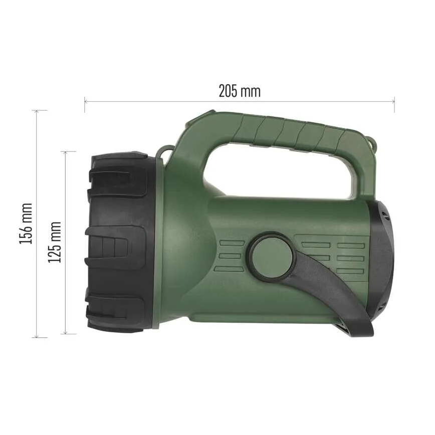 LED ladattava taskulamppu LED/3,7V IP43 700 lm 3600mAh