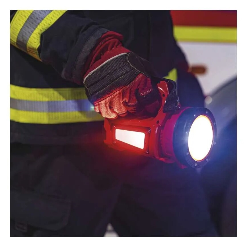 LED ladattava taskulamppu LED/3,7V IP44 1000 lm 15000mAh