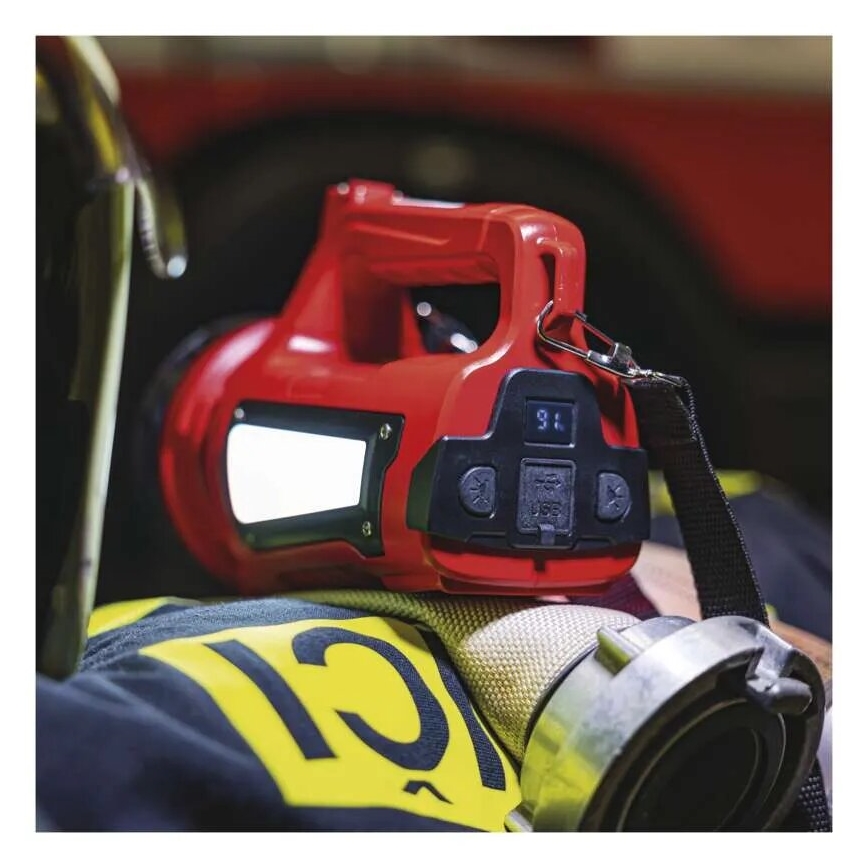 LED ladattava taskulamppu LED/3,7V IP44 1000 lm 15000mAh