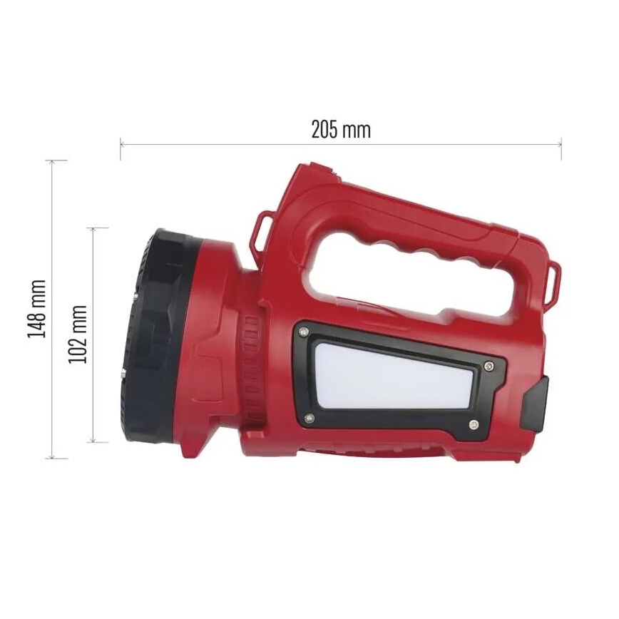 LED ladattava taskulamppu LED/3,7V IP44 1000 lm 15000mAh