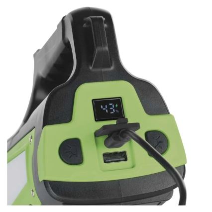 LED ladattava taskulamppu LED/3,7V IP44 850 lm 8000mAh