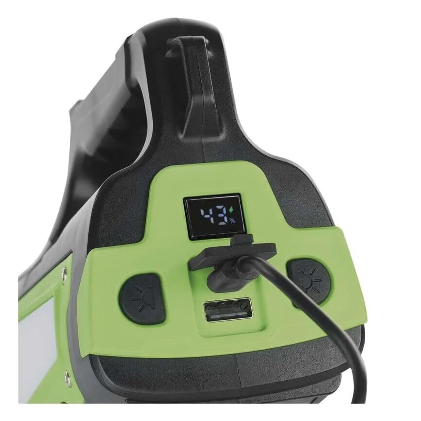 LED ladattava taskulamppu LED/3,7V IP44 850 lm 8000mAh