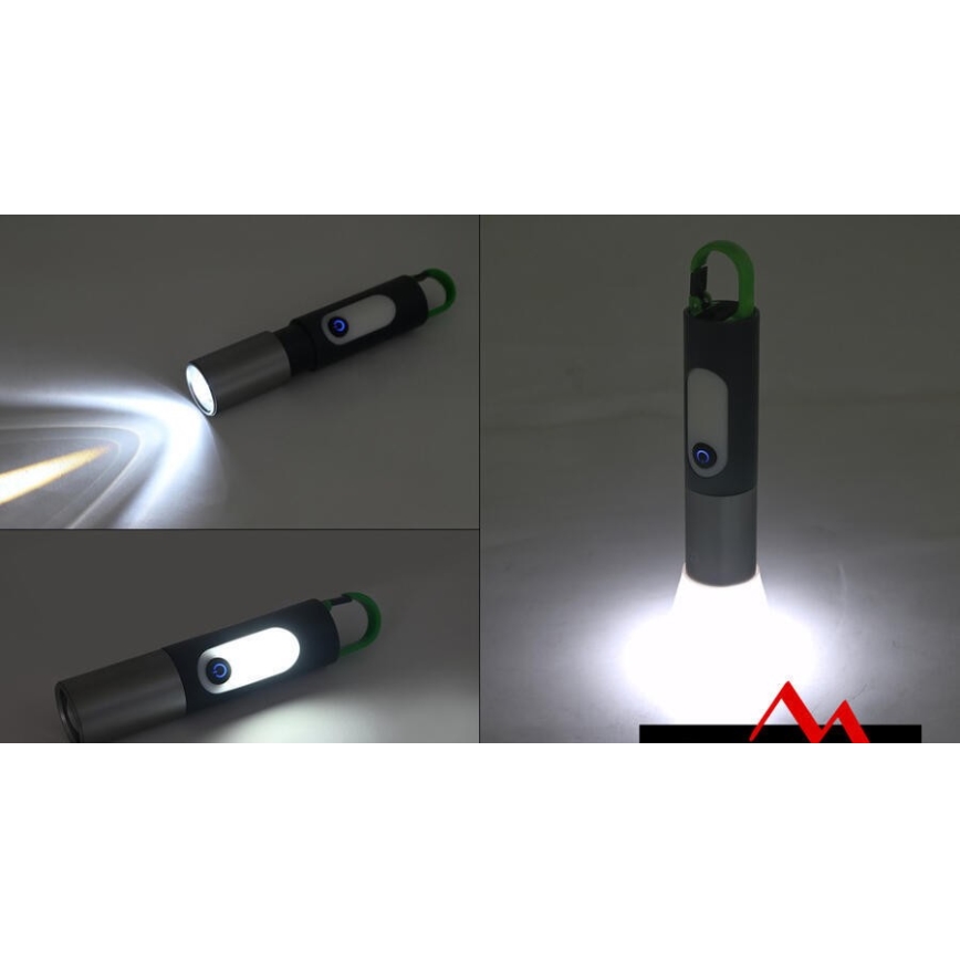 LED ladattava taskulamppu LED/10W/3,7V 750 lm 10h 1500 mAh