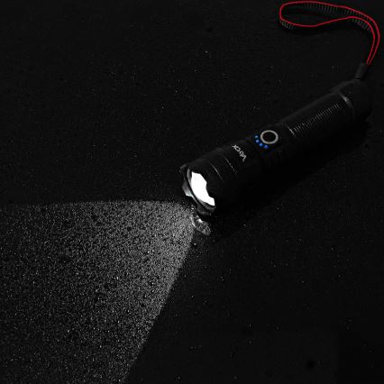 LED himmennettävä ladattava taskulamppu powerbank-toiminnolla LED/10W/5V IPX4 600 lm 2000 mAh