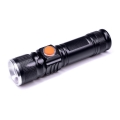 LED ladattava taskulamppu USB LED/3W/3,7V IP44