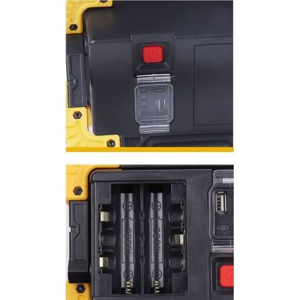 LED ladattava työvalo LED/10W/4000 mAh 3xAA