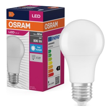 LED-lamppu A60 E27/8W/230V 6500K - Osram