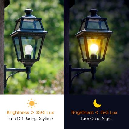 LED-lamppu hämäräkytkimellä ECOLINE A60 E27/12W/230V 3000K - Brilagi