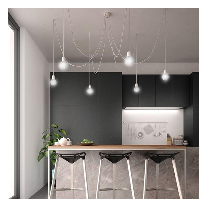 LED-lamppu VALKOINEN FILAMENTTI A60 E27/9W/230V 4000K