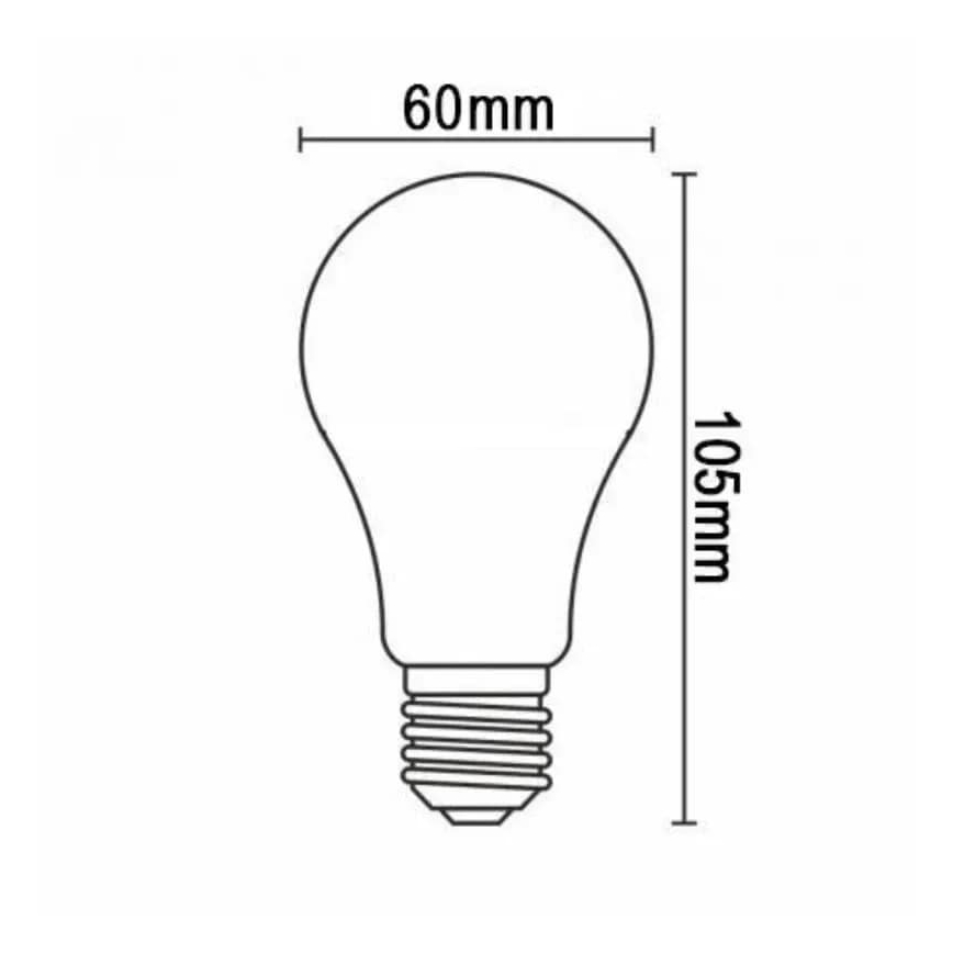 LED-lamppu VALKOINEN FILAMENTTI A60 E27/9W/230V 4000K