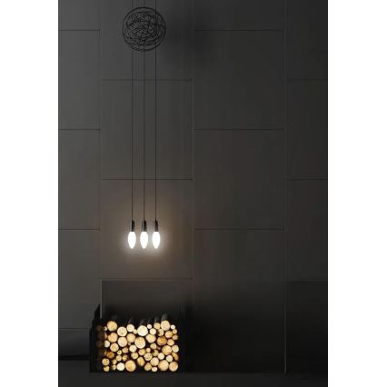 LED-lamppu VALKOINEN FILAMENTTI C35 E14/4,5W/230V 4000K