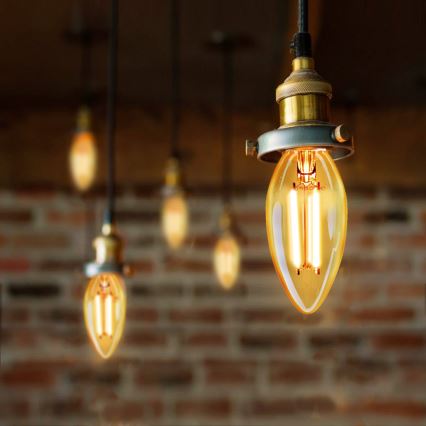 LED-lamppu FILAMENT C35 E27/8W/230V 2200K - Aigostar