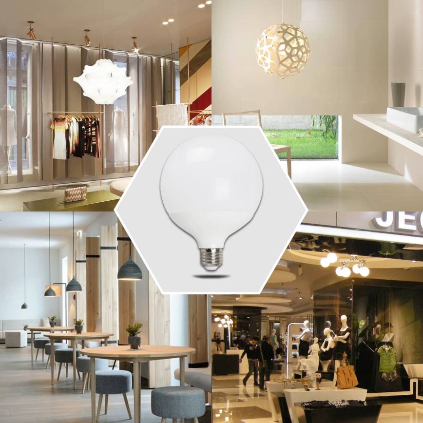 LED-lamppu G120 E27/18W/230V 3000K - Aigostar