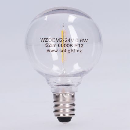 LED-lamppu G40 E12/0,6W/24V 6000K - Brilagi