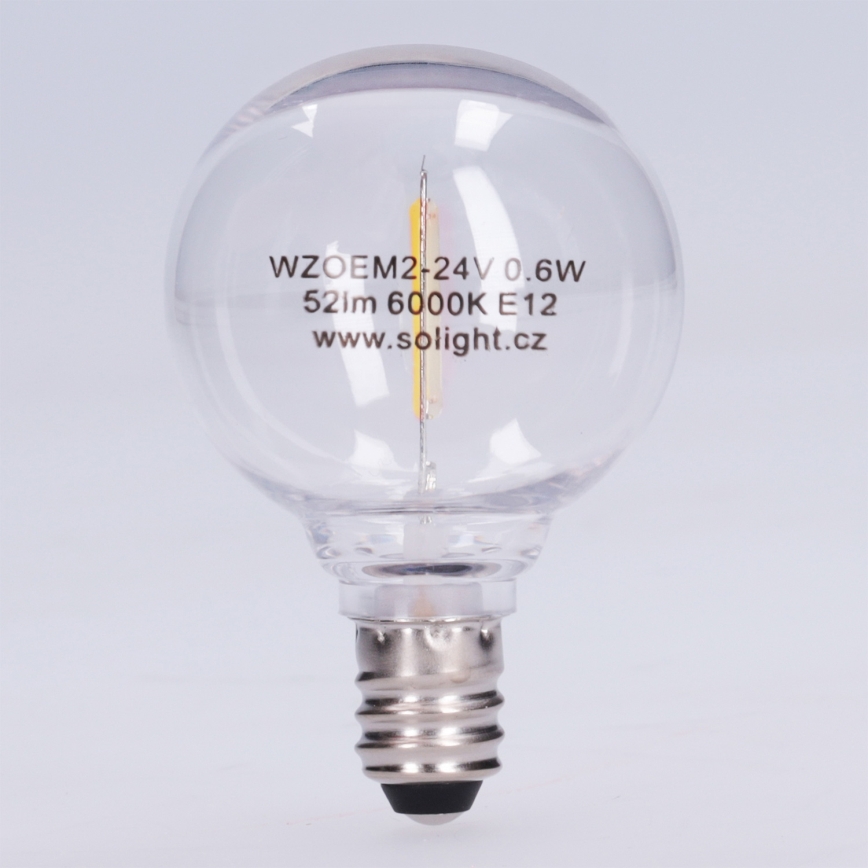 LED-lamppu G40 E12/0,6W/24V 6000K - Brilagi