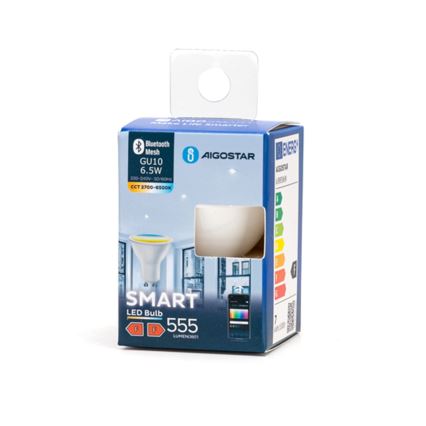 LED himmennettävä lamppu GU10/6,5W/230V 2700-6500K - Aigostar