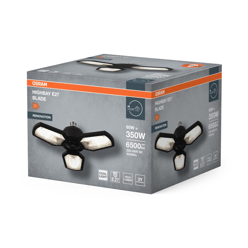 LED-lamppu HIGHBAY E27/60W/230V 4000K - Osram