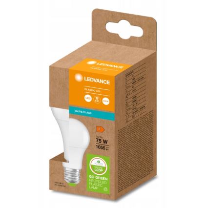 LED-lamppu kierrätetystä muovista E27/10W/230V 4000K - Ledvance