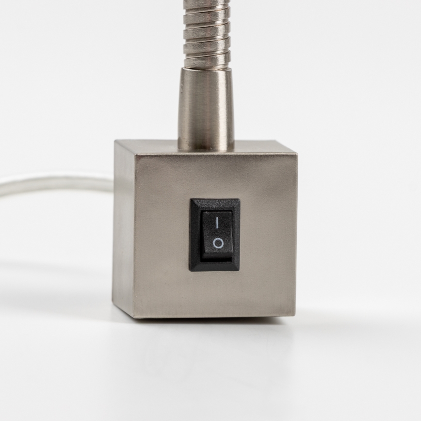 LED-lamppu klipsillä 1xGU10/4,7W/230V mattakromi