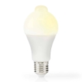LED-lamppu liiketunnistimella ja hämäräkytkimellä A60 E27/4,9W/230V 3000K