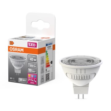 LED-lamppu MR16 GU5,3/5,6W/12V 2700/4000/6500K 36° - Osram