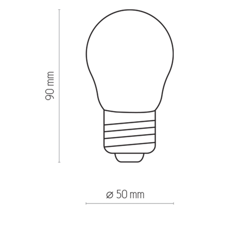 LED lamppu P45 E27/2W/230V 2700K