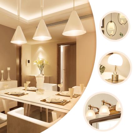 LED-lamppu ST64 E27/8W/230V 2700K - Aigostar