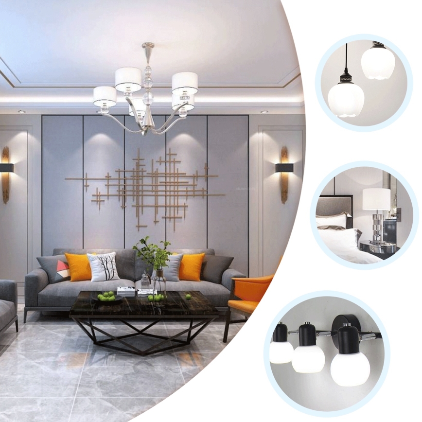 LED-lamppu ST64 E27/8W/230V 330° 6500K - Aigostar