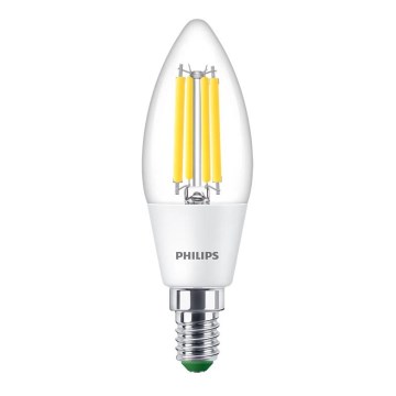 LED Lamppu ULTRAEFFICIENT VINTAGE Philips B35 E14/2,3W/230V 4000K