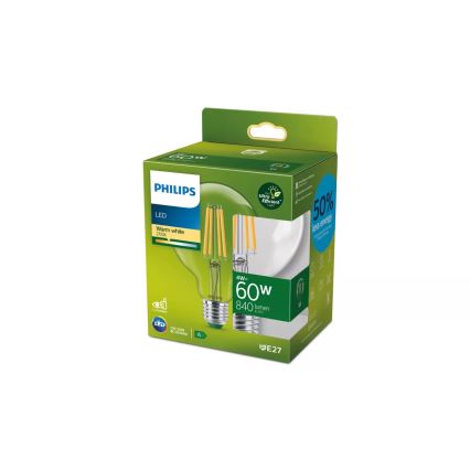 LED-lamppu ULTRAEFFICIENT VINTAGE Philips G95 E27/4W/230V 2700K