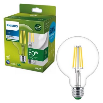 LED-lamppu ultratehokas vintage Philips G95 E27/4W/230V 4000K