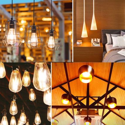 LED-lamppu VINTAGE ST64 E27/20W/230V 2700K - Aigostar