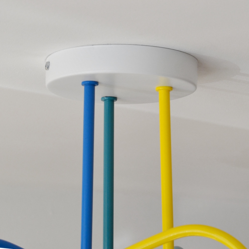 LED Lasten pinta-asennettava kattovalaisin OXFORD 3xE27/15W/230V