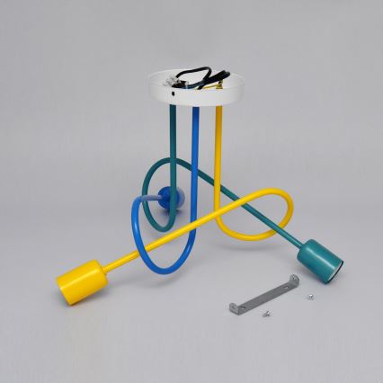 LED Lasten pinta-asennettava kattovalaisin OXFORD 3xE27/15W/230V