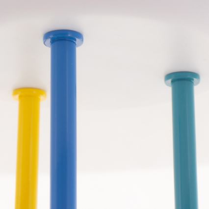 LED Lasten pinta-asennettava kattovalaisin OXFORD 3xE27/15W/230V