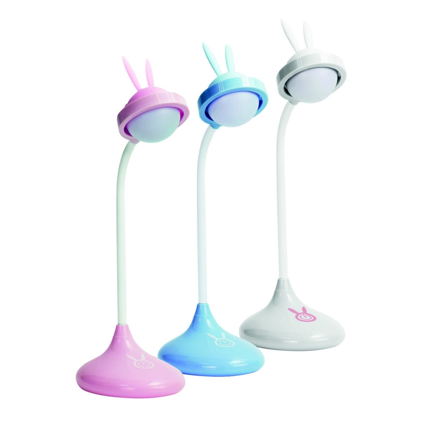 LED-lasten kosketuslamppu PUPU LED / 0,4W / 5V 3000 / 6500K sininen + USB