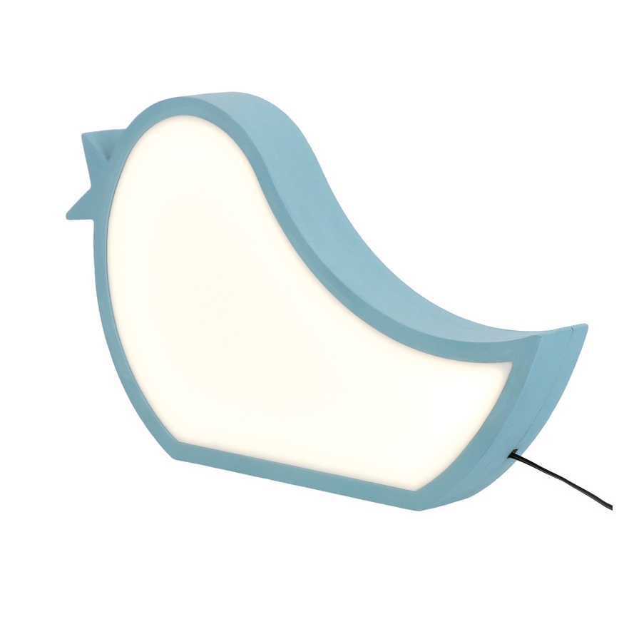 LED lasten pöytälamppu BIRD LED/12W/230V sininen