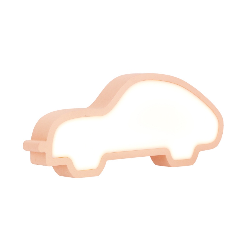 LED lasten pöytälamppu CAR LED/11W/230V vaaleanpunainen