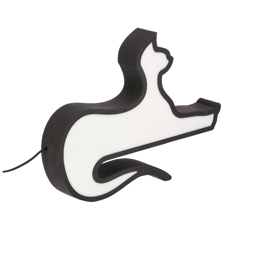 LED lasten pöytälamppu CAT LED/13W/230V musta