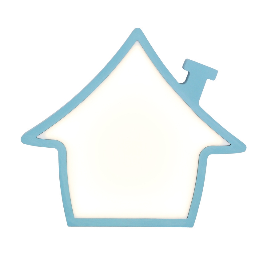 LED lasten pöytälamppu HOUSE LED/10W/230V sininen