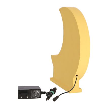 LED lasten pöytälamppu MOON LED/12W/230V, keltainen