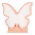 LED lastenpöytälamppu BUTTERFLY LED/14W/230V vaaleanpunainen