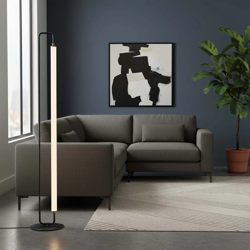 LED-lattiavalaisin FELICJA LED/24W/230V 4000K musta