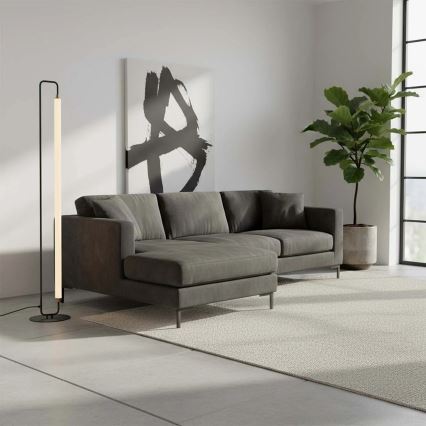 LED-lattiavalaisin FELICJA LED/24W/230V 4000K musta