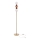 LED-lattiavalaisin FLORES LED/15W/230V kultainen/oranssi/ruskea