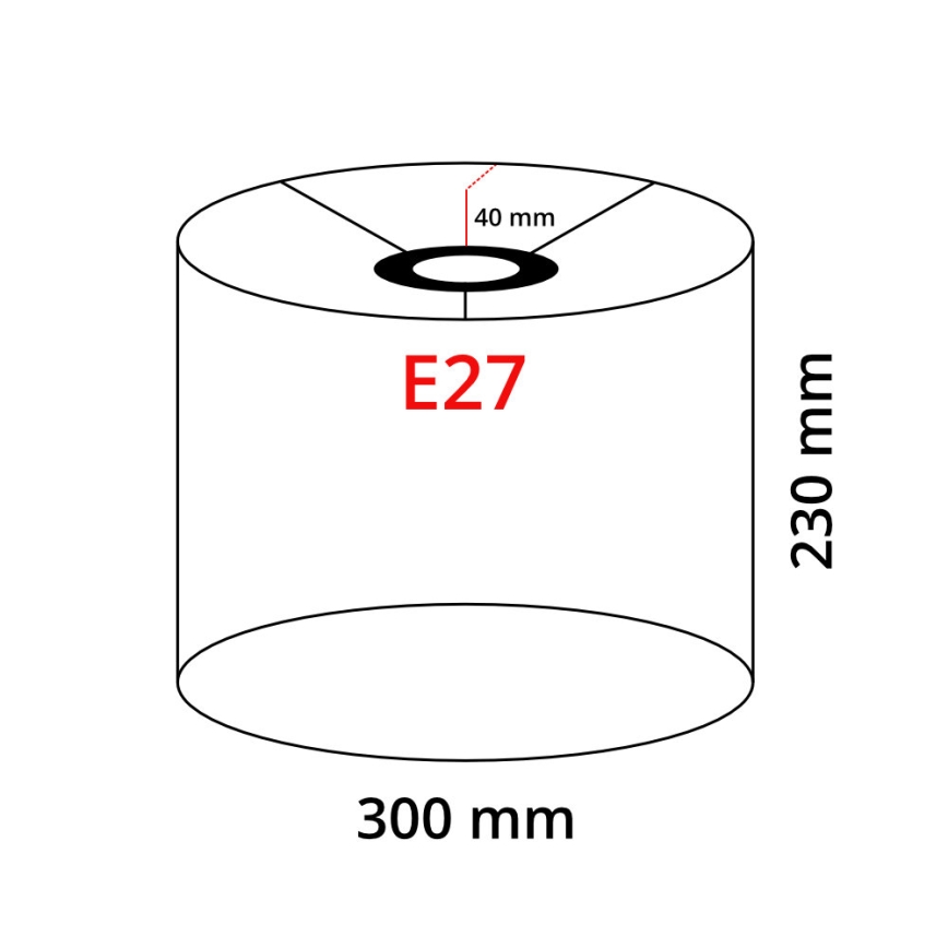 LED-lattiavalaisin TUNJA 1xE27/20W/230V halkaisija 30 cm kulta/ruskea