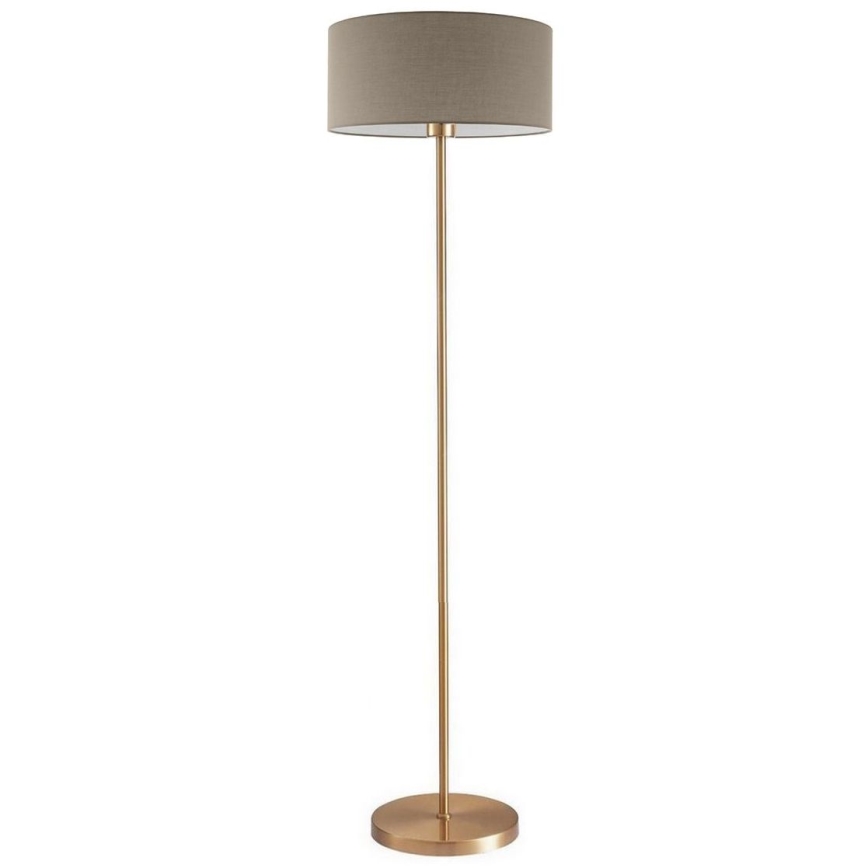 LED-lattiavalaisin TUNJA 1xE27/20W/230V Ø 38 cm kulta/taupe