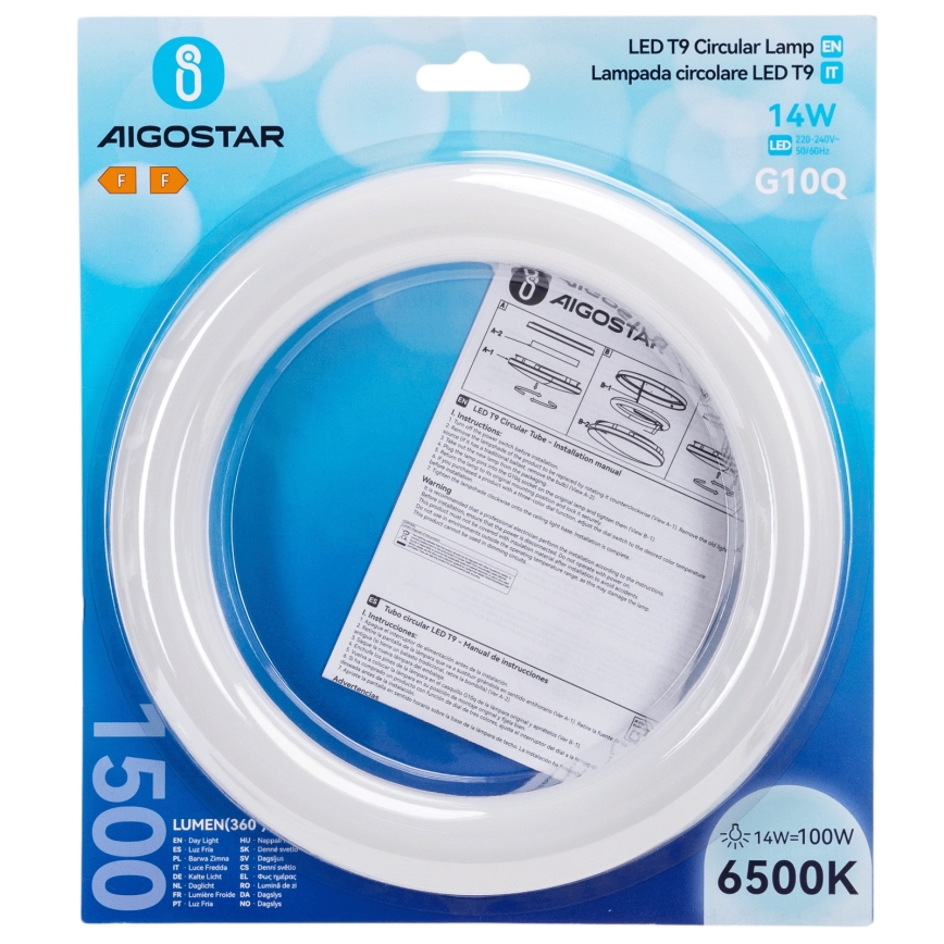 LED-loisteputki G10q/14W/230V 6500K - Aigostar