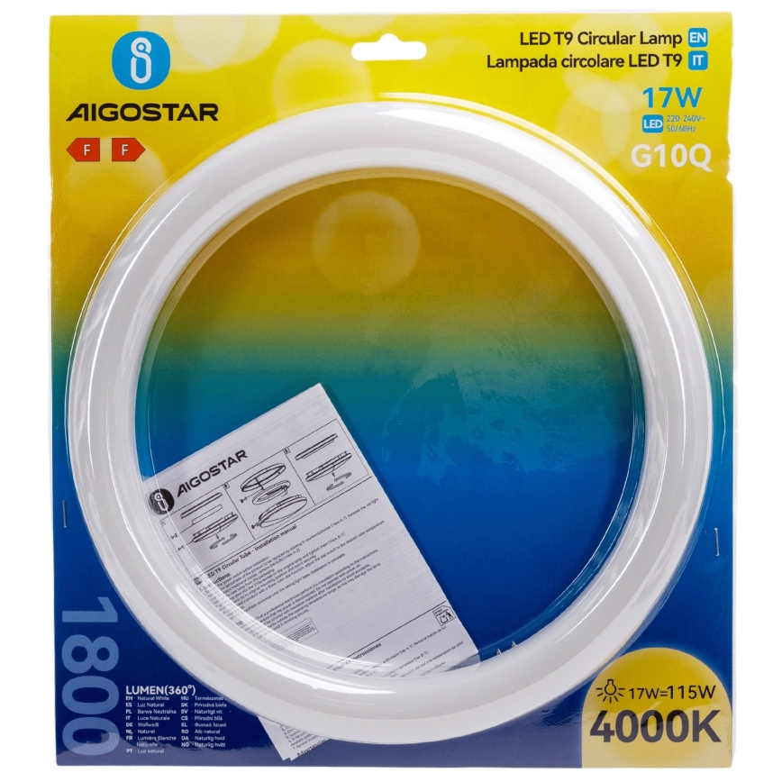 LED-loisteputki G10q/17W/230V 4000K - Aigostar