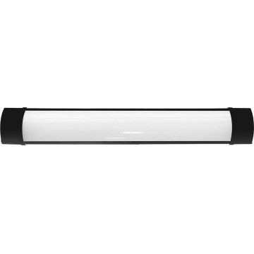 LED-loisteputkivalaisin LED/18W/230V 4000K 60 cm musta